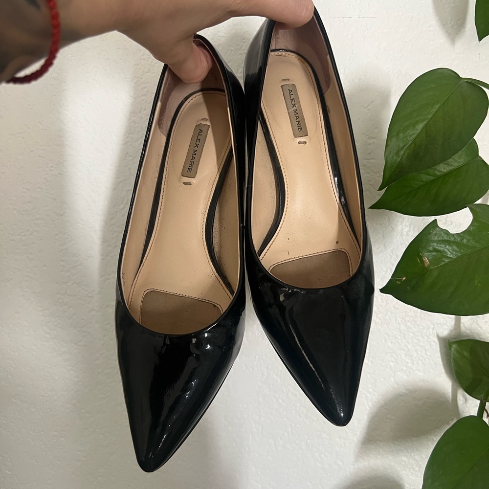 Aldo Black Patent Leather Heels